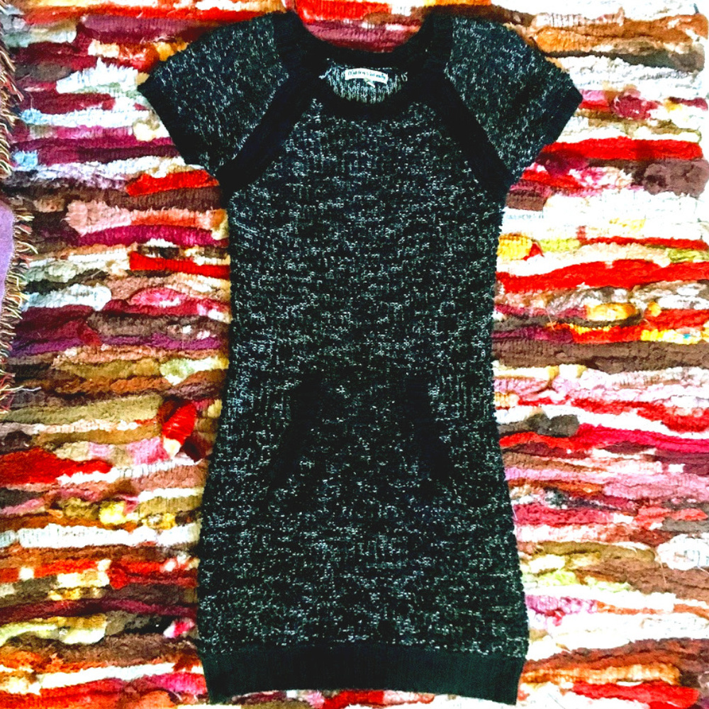 🎁Stylish Charcoal Slant Pocket Sweater Dress M☃️